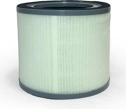 Nispira TR-8080 4-in-1 True HEPA Activated Carbon Filter Replacement Compatible with DreamEgg Air Purifier Portable TR-8080 Part RF001, 1 Pack