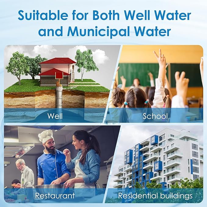 Waterdrop AP810 Whole House Water Filter Replacement for 3M® Aqua-Pure AP810, AP801, AP811, Whirlpool® WHKF-GD25BB, WHKF-DWHBB, 10" x 4.5", 1 Pack