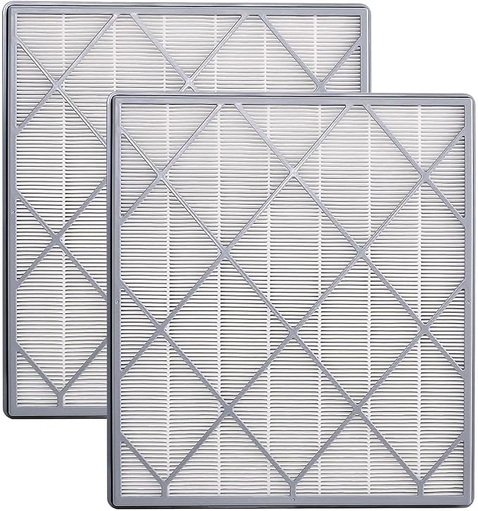HE401 Filter Replacement For Shark Air Purifier 4 Fan,Compatible With Shark HE401C HE402 HE405 HE400, H13 True HEPA Filter Activated Carbon Filter,HE4FKPET HE4FKPRO HE4FKBAS, 2 PACK
