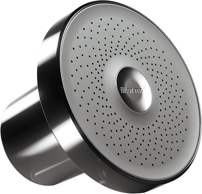 Chrome Filtered Showerhead - High-Pressure Shower Head with Advanced Water Filtration - Reduces Chlorine & Heavy Metals for Healthier Hair & Skin - Easy Installation