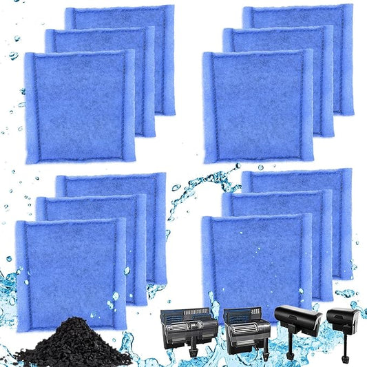 12 PCS Aquarium Filter Cartridge Filters, Rite-Size C (EZ-Change #3) Fish Tank Filter Cartridge, Replacement with Power Filters 275/375 Power Filters 200/350