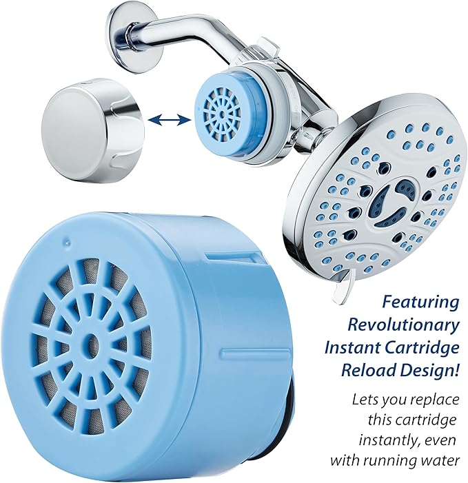 Water Filtration Modes, Instant Cartridge Reload & Built-in Hand Shower or Combo Mounts