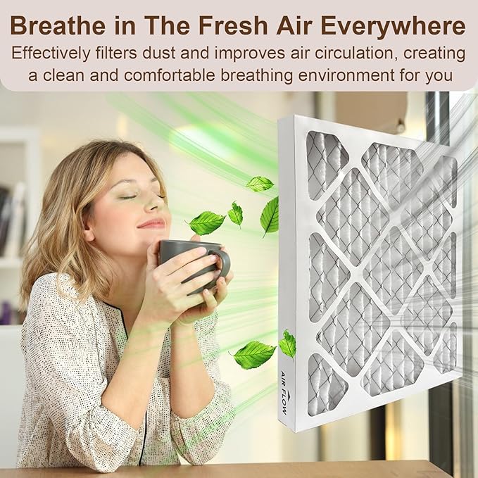 4 Pack 9 x 11 x 1 MERV 13 Replacement Dehumidifier Filters, Compatible with Santa Fe Compact 70, Ultra 70, Element, Compact 2, UA 65H Dehumidifier Models - for Crawl Spaces and Basements