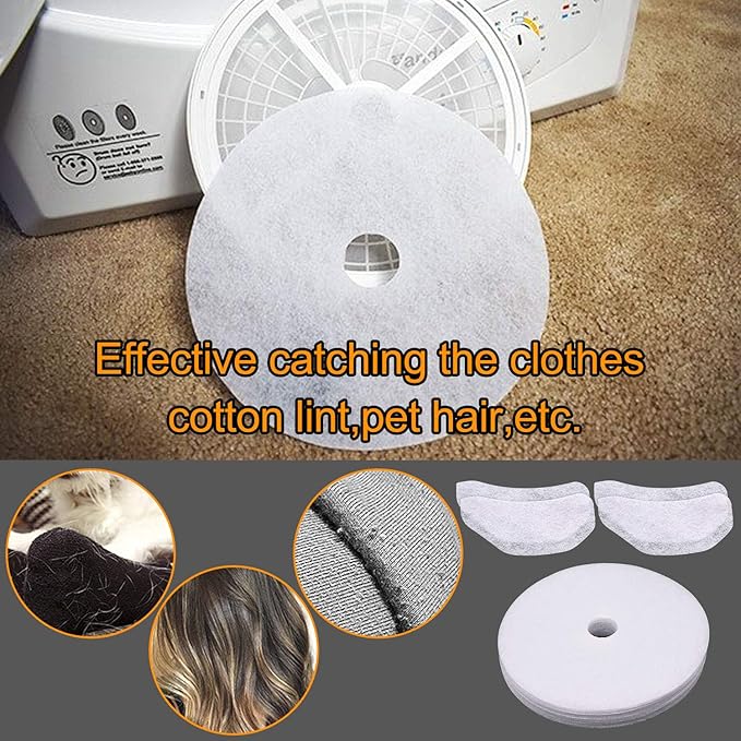 10 PCS Dryer Exhaust Filter for Panda Dryer Filter-365 days QA-Universal Lint Filter Cloth Dryer Replacement Include 8 Exhaust Filters & 2 Air Intake Filters fit for Magic Chef/Son ya-BY AMI PARTS