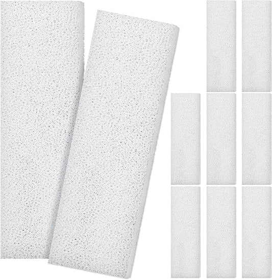 Nosiny 10 Pcs Filter Foam Pad Compatible with Fluval U3 Underwater Sponge Aquarium Underwater Filter Accessories Compatible for Aquarium, Fish Tank