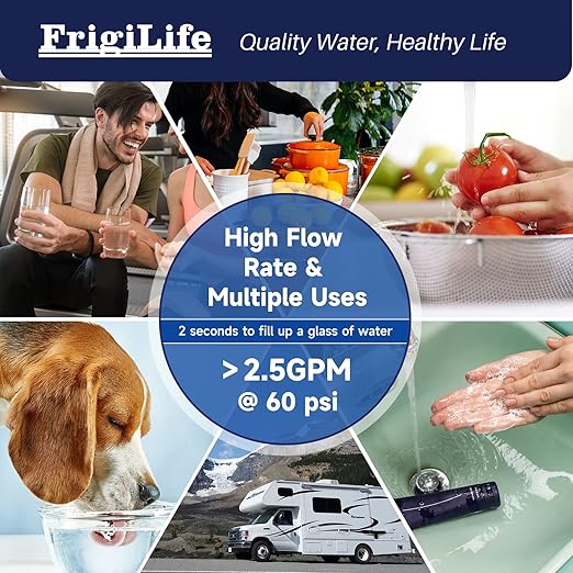 Under Sink Water Filter System, 22K Gallons Ultra High Capacity, Under Counter Direct Connect Kitchen Drinking Faucet, Removes Lead, Chlorine, Bad Taste & Odor NSF/ANSI 42 Certified USA Tech