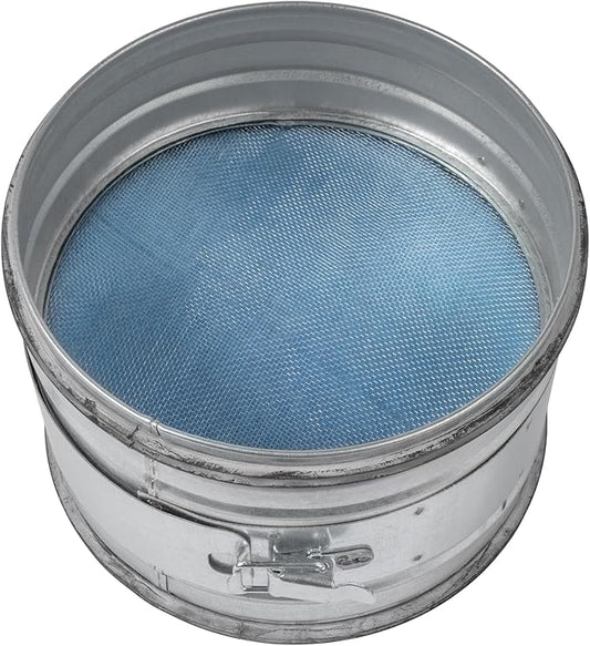 Vent Systems 8" Inch Inline Air Filter - Duct Filter - G4 Class Filtration Purifier System with Steel Mesh Screen - Air Vent Filters for Dust Collection/Air Purification - Rigid/Flexible Vent Hose