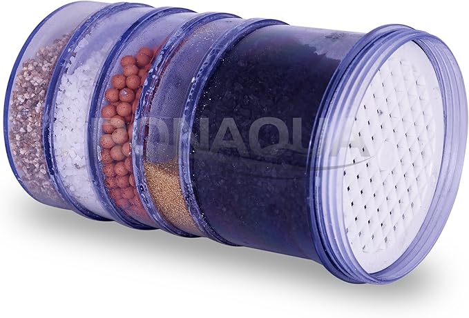 5-Stage Replacement Mineral Filter Cartridge for Countertop & Water Coolers. 5 layers of filtration & mineralization. Removes granular impurities to provide a brilliant sparkle in water (Set of 3)