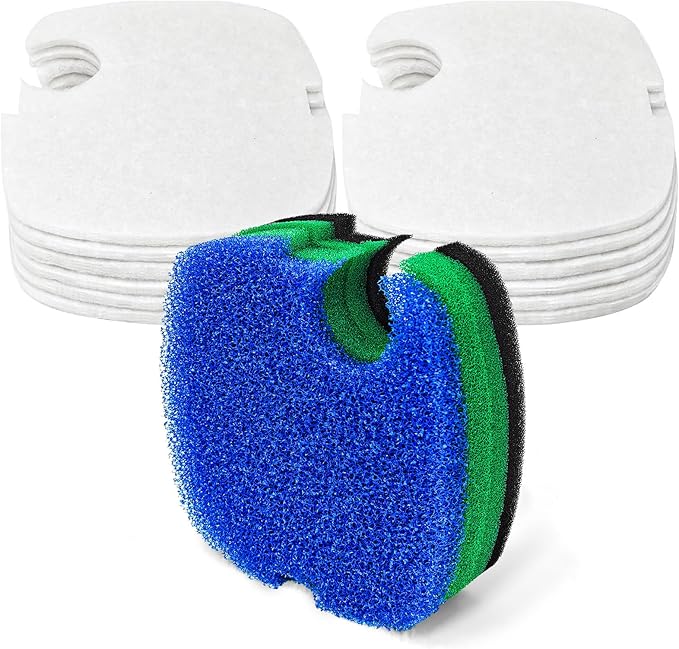 Canister Filter Pads Replacement for SUNSUN HW-304B/404B/704B/3000 CF500 Canister Filter Replacement for Aquarium Filter Pads Filter Media for SUNSUN，Aqua-TOP and Polar Aurora Canister Filter