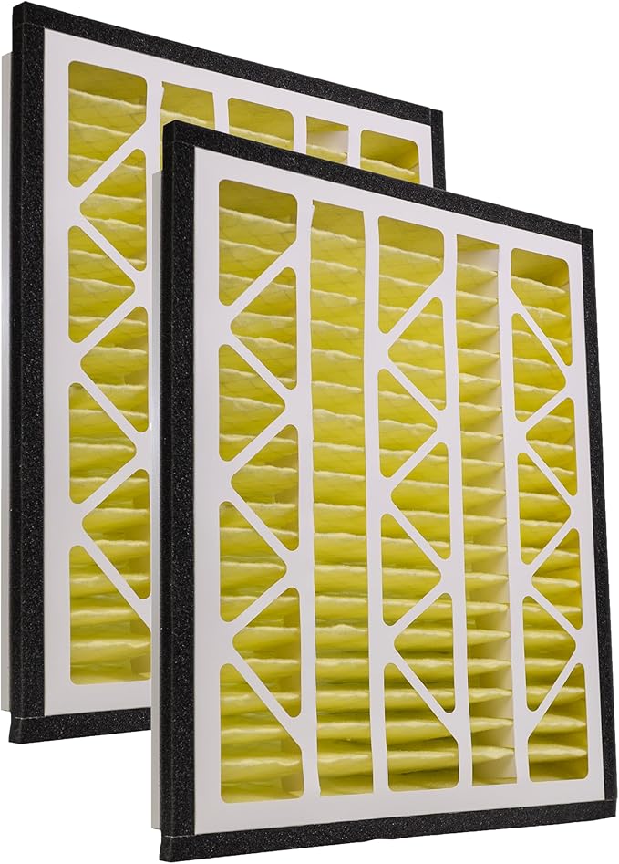 Filter Monster Replacement for Zephyr VGF Series 20x24x3 Whole Home Return Air Grille Filter, 2-Filter Replacement Bundle