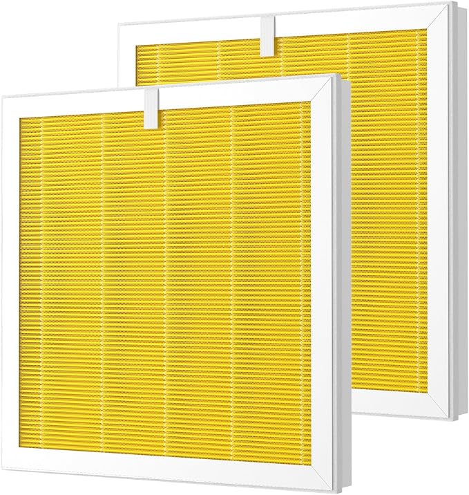 G3 Pet Care Filter Compatible with AMEIFU G3 (Sferf-30) Air Purifier and VEWIOR A3 Air Purifier, 3-in-1 HEPA Air Cleaner Pet Filter, Yellow, 2 Pack
