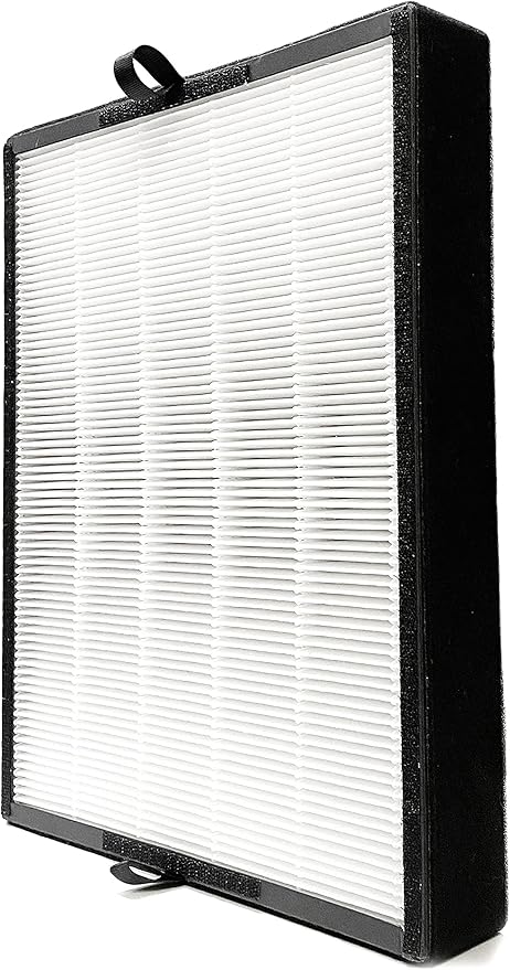 Nispira True HEPA Filter Replacement Compatible with Breathe 45i Flex Air purifier. Compared to Part B4-Fresh FL40-Silver-Carbon B4-Odor, 1 Pack