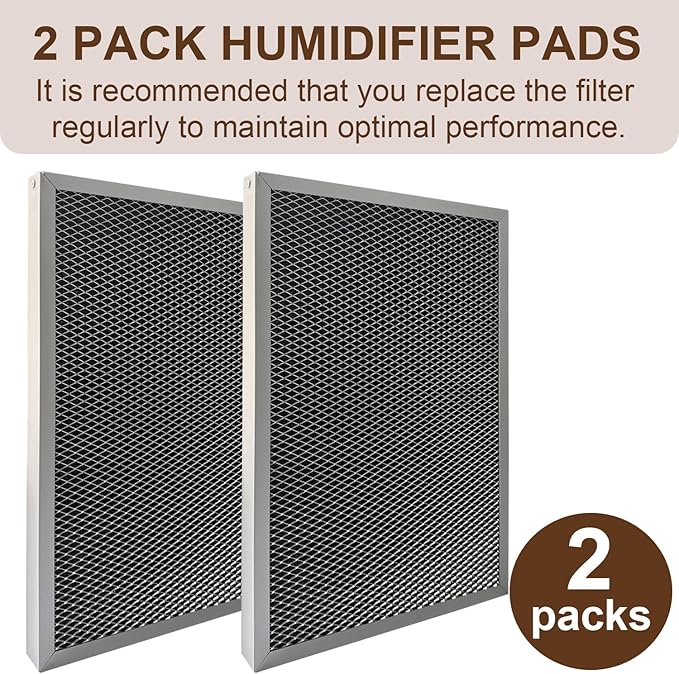 Pack of 2 Washable 5695 MERV 8 Dehumidifier Filter Replacement for AprilAire Whole-House Dehumidifiers Models 1820 and E070 Series