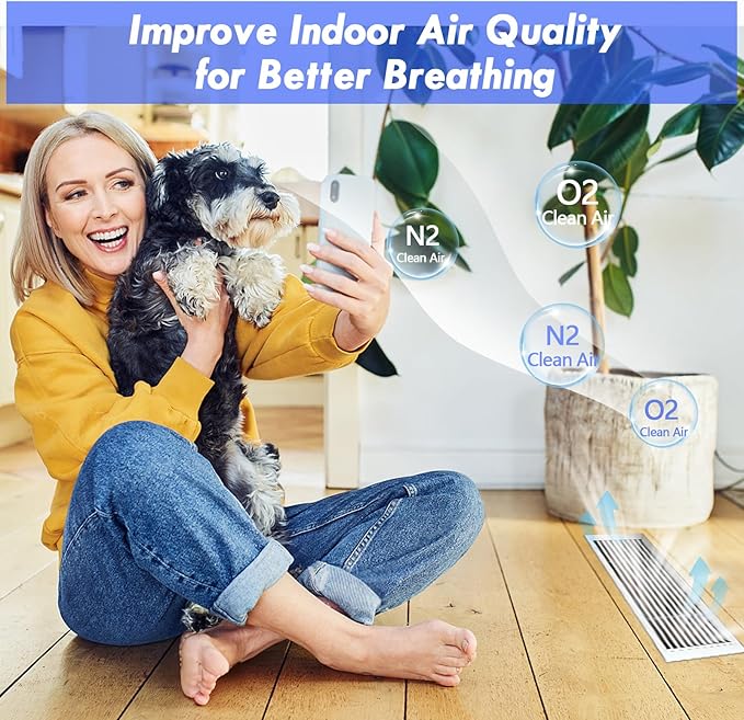 MERV 13 Filter Material, 23 Ft² Cut to Fit Air Filters Electrostatic Media for Removes Dust and Pet Dander Pollen Mold Bacteria Smoke as Small as 0.3 Microns for Home AC HVAC Furnace