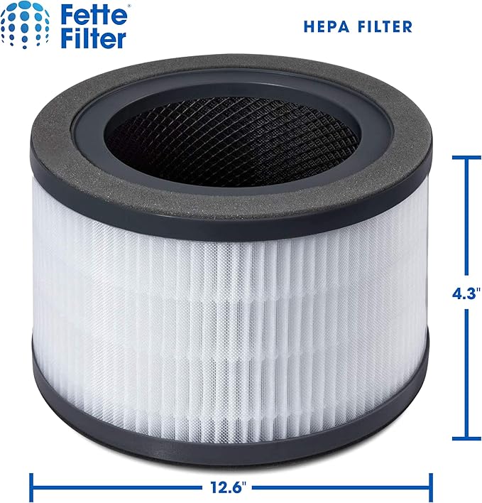 Fette Filter - Air Purifier Replacement Filter Compatible with LEVOIT Vista 200 Air Purifier 3-in-1 Pre-Filter, True HEPA Filter, High-Efficiency Activated Carbon Filter, Vista 200-RF - Pack of 1