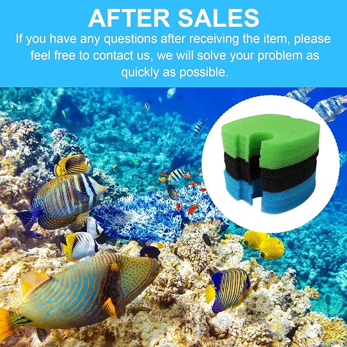 9-Piece Aquarium Filter Pads Replacement bio Sponge Compatible with SUNSUN HW-304B, HW-404B, HW-704B, HW-3000, and CF500 Filters.
