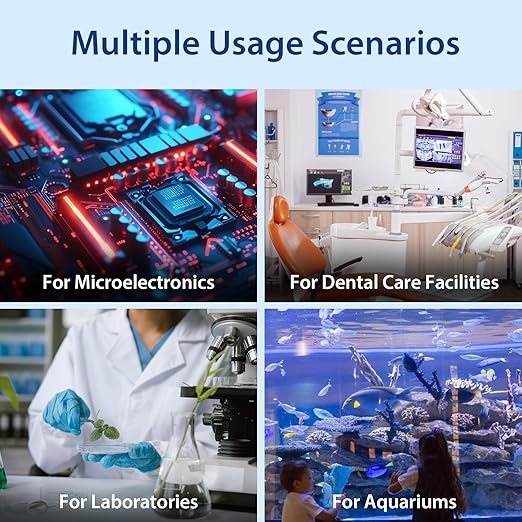 iSpring RCC1DP Tankless RO/DI System, 5 Stage De-ionization Reverse Osmosis Water Filter, High Performing 150 GPD Tankless RO Water System for Aquarium with DI Water Filter & Pump