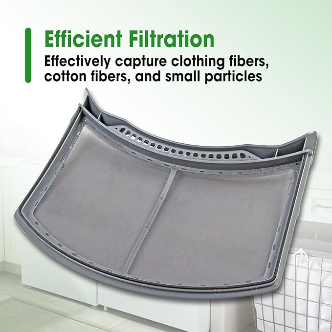 137623900 Dryer Lint Trap Filter Replacement Compatible with Electrolux EIMED60LT3 EIMED55IMB3 EWMED70JIW4 EWMED70JSS4 Kenmore 41781100003 41781102003 Replace 3015965 AP5805190 PS8770145 EAP8770145