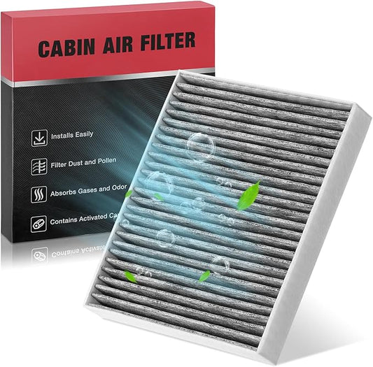 BDFHYK 1PC CF12157 Cabin Air Filter with Activated Carbon Compatible with Lexus ES250, ES350, RX350, RX350L, RX450h, Compatible with Toyota Avalon, Camry, Corolla, Highlander, Prius, Sienna, Venza
