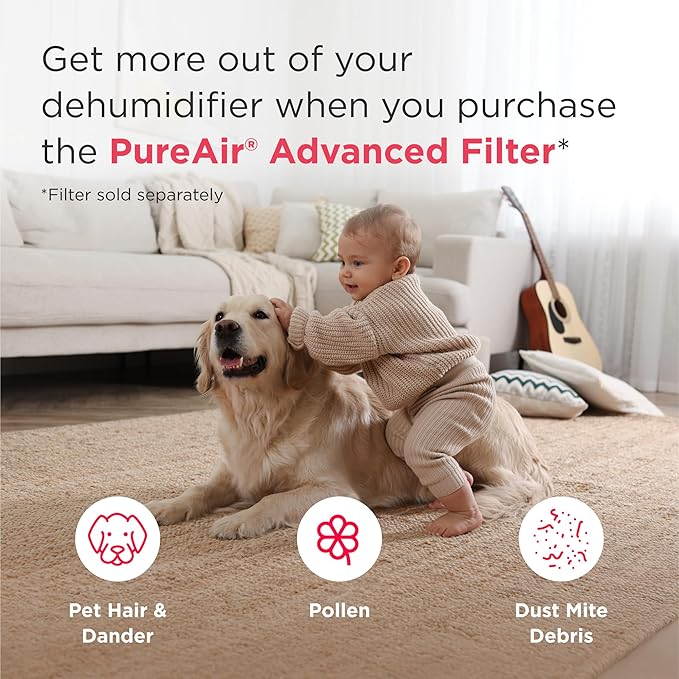 Frigidaire 35-Pint Portable Dehumidifier with Wi-Fi and Energy Star Certification for Small/Medium/Large Rooms & Basements, Custom Humidity Control, Auto Shut Off, White