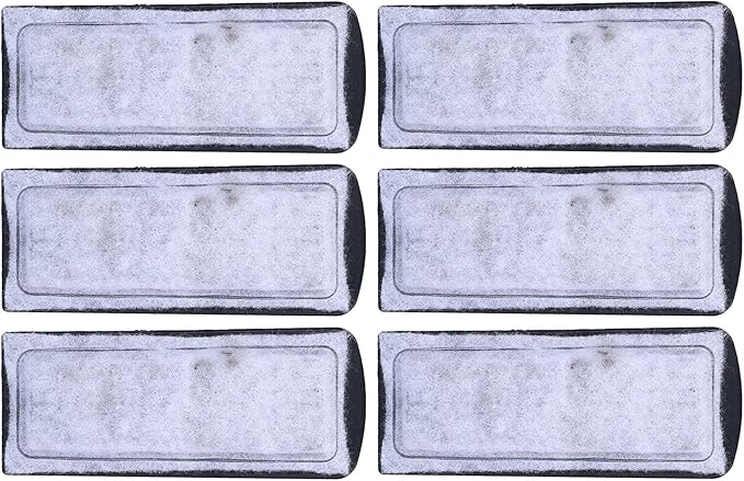 Jeanoko jbj Rimless Desktop Aquarium Filter Cartridge asin Fish Filter cartridges 17¡Á14¡Á4 6pcs Aquarium Filter Cotton Replacement wallmounted Filter Accessory for Fish