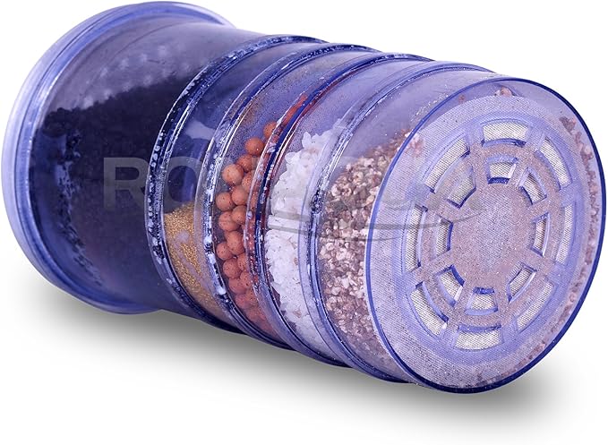 5-Stage Replacement Mineral Filter Cartridge for Countertop & Water Coolers. 5 layers of filtration & mineralization. Removes granular impurities to provide a brilliant sparkle in water (Set of 3)