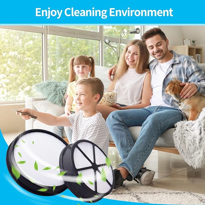 Vacuum Filter Set for Hoover UH72400, UH72401, UH72402, UH72405, UH72406, UH72409, Replaces Part #440003905 & 303903001