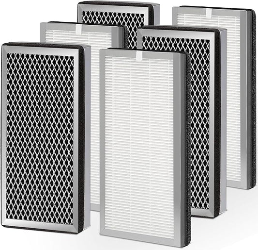 6 Pack 15 Replacement Filter for MA Air Puri-Fier Models 15, 3-in-1 Filter Contains Pre-Filter and Activated Carbon Filter, (6 Pack)