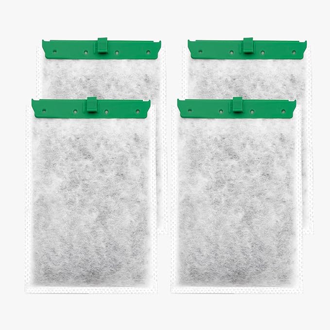 Aquarium 4 Pack Medium Filter Cartridges Compatible with Whisper Filters 10i IQ10 PF10 Power Filters