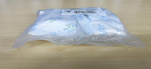 O2frepak 100 Gram(5Packs) Food Grade Moisture Absorbers Silica Gel Packs Desiccant for Storage,Food Safe Dessicant Silica Gel Packets for Moisture Storage Control