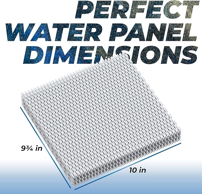 10 Replacement Water Panel Filter for Aprilaire Whole House Humidifier Pad Filters Models 110, 220, 500, 500A, 500M, 550, 550A, 558 Humidifier Replacement Wicks Filter,Furnace Humidifier Filter