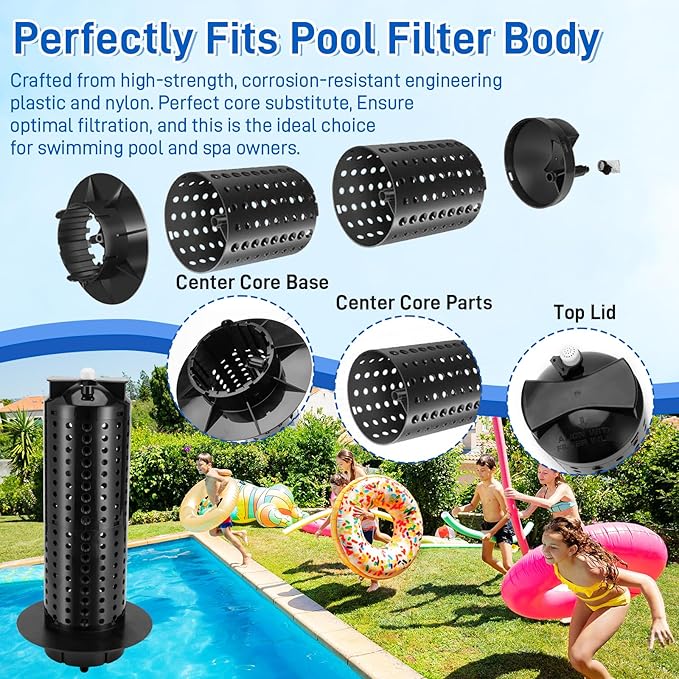 59053600 Center Core Fit for Clean and Clear Pool Filter 75 sq. ft. Pool and Spa Cartridge Filter