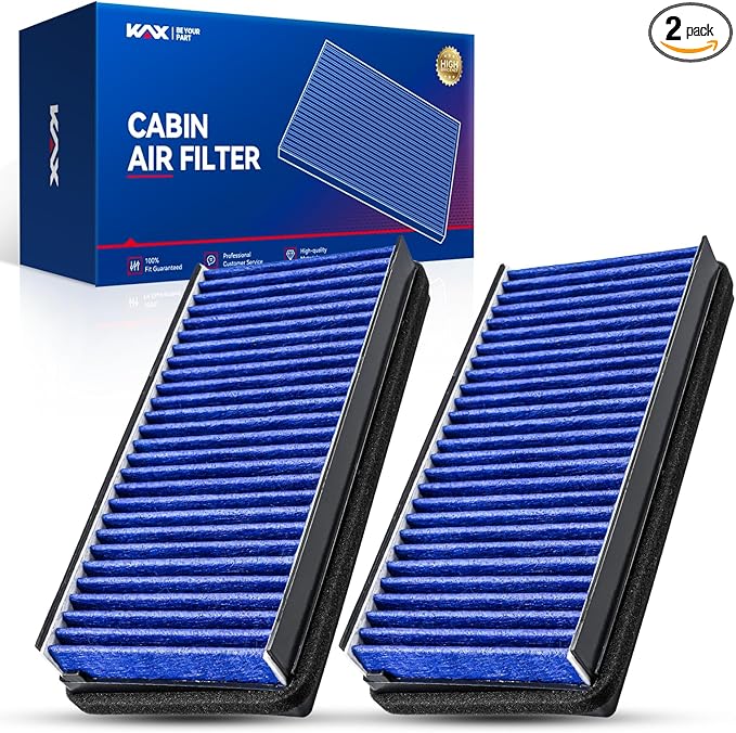 KAX Premiun Cabin Air Filter CF10136 Replacement for Rendezvous 2002-2007, Uplander 2005-2008,Venture,Aztek 2001-2005,Montana 2001-2006, Strong Adsorption w/Upgraded Activated Carbon,Pack of 2