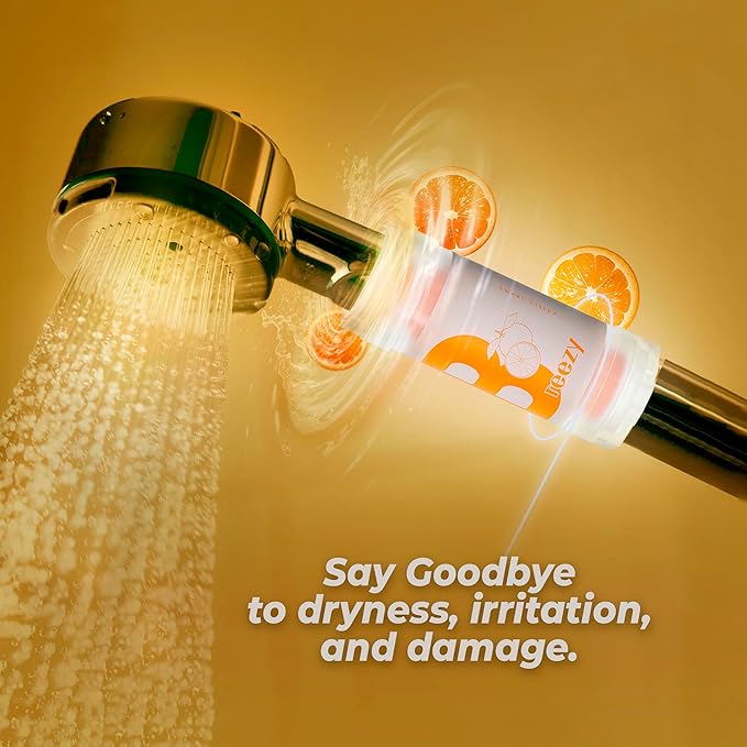 Universal Vita C Shower Filter: Unveil Radiant Skin & Hair with K-Beauty Secrets (Breezy-Sweet Citrus)