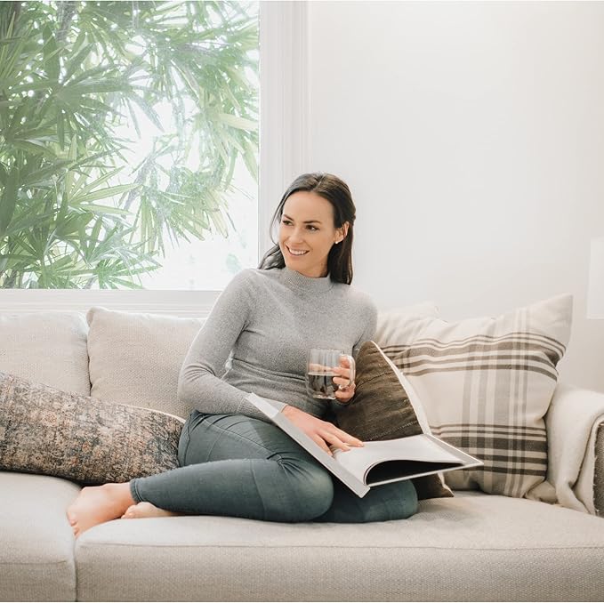 NU Aqua Reverse Osmosis Carbon Block Filter 10 Inch Replacement - 5 Micron Universal RO Water Filtration System Cartridge - 6 Pack of Premium Filters