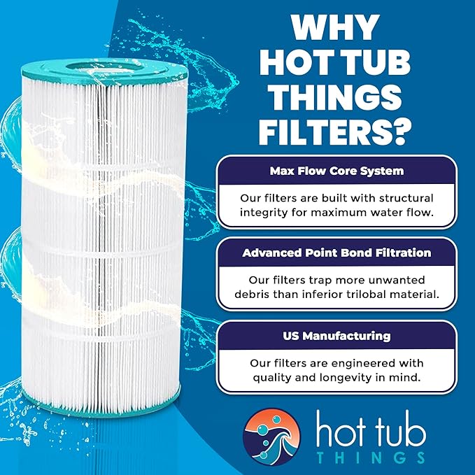Advanced Spa Filter Replacement Cartridge 6540-501 Series Filter, Enhanced Water Quality with Superior Filtration, Large Filtration Capacity, Cleans Better and Last up to 18 Months