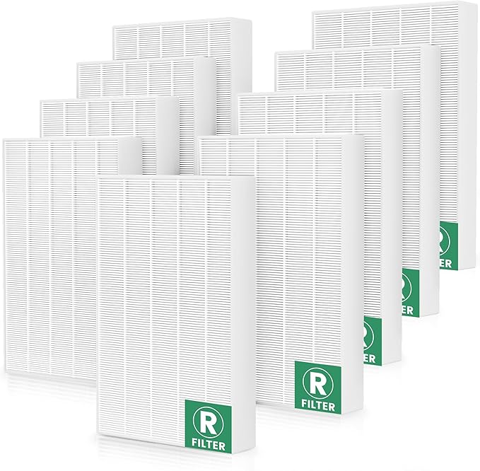 9 Pack HPA300 Filter Replacement Compatible With Honeywell HPA300, HPA200, HPA100, HPA090 Series and HPA5300 Air Purifier, H13 True Replacement,Filter R (HRF-R3 & HRF-R2 & HRF-R1)