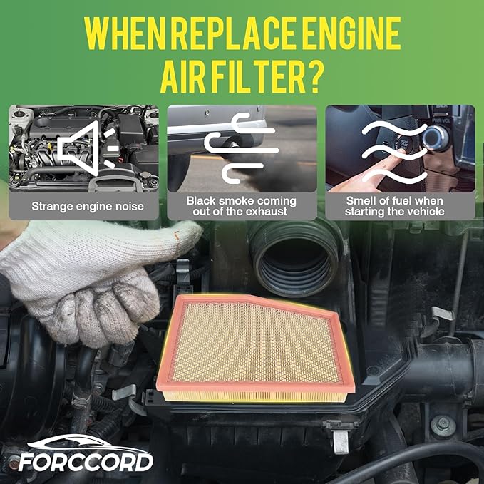 Cabin & Engine Air Filter Fit for Chrysler Grand Caravan 2021-2024 V6 3.6L Gas, Pacifica 2017-2026 V6 3.6L Flex/Gas, Voyager 2020-2026 3.6 L Gas Air Filter Replace#CA12091 68214516AA CF12283