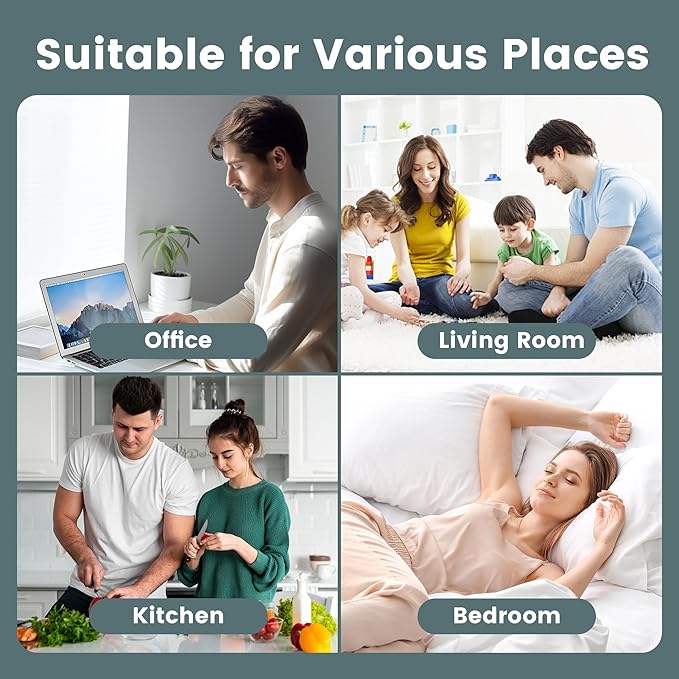 HPA300 HEPA Filter Replacement for Honeywell HPA300 Series Air Purifiers, HPA300, HPA304, HPA300VP, HPA3300b, Replace HRF-R3(6 Ture HEPA R Replacement Filter + 8 Activated Carbon Pre-Filter)