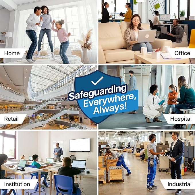 Simply 21x22x1 Air Filter, Merv 8, MPR 600, 6 Pack, For Home AC Furnace & HVAC (Actual Size: 20.75"x21.75"x0.75") DUST, Pet, & Allergy Control