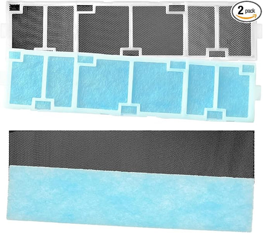 Annual Mini Split Filter Bundle Compatible with Mitsubishi Electric MAC-2330FT-E and MAC-3000FT-E Filter Bundle, Anti-Allergy, Frames Included (2 pk), with Additional Set of Replacement Filters