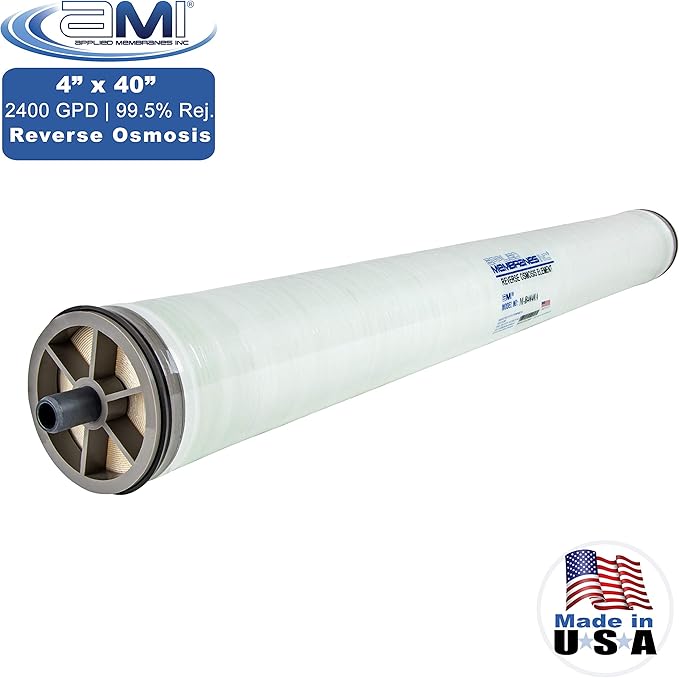 Applied Membranes Inc. Reverse Osmosis Membrane for Tap or Brackish Water, 4 Inches by 40 Inches