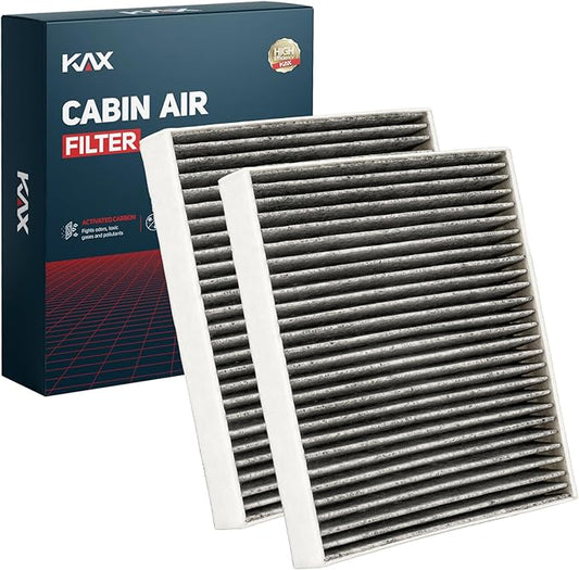 KAX Cabin Air Filter,CF12157 Replacement for Camry 2018-2023, RAV4 2019-2023,Corolla,Highlander,RX350, Prius,CX-9, Sienna, Venza, Avalon, w/Activated Carbon Passenger Compartment Air Filter, 2Pcs