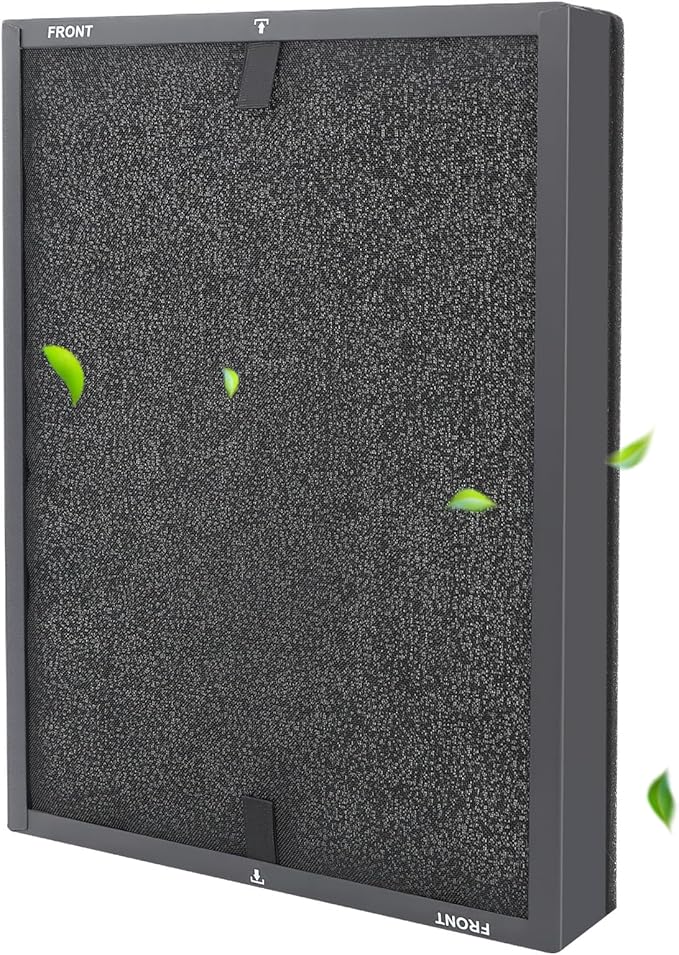 1 Pack HAP602 Replacement Filter Compatible with ECOSELF HAP602 HAP602WF Air Purifier, 3-in-1 Filtration H13 True HEPA HAP602WF Replacement Filter (1 Pack)