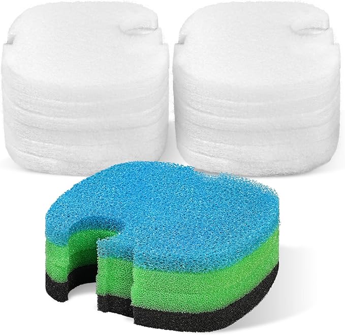 AQUANEAT Replacement Canister Filter Pads Compatible with SUNSUN HW-304B/404B/704B/3000 CF500 Aquarium Filter Media Generic Floss