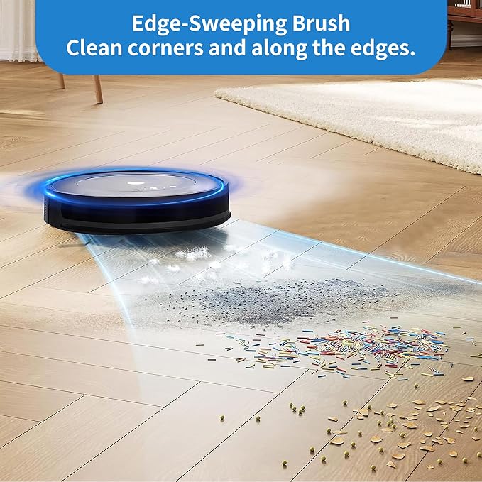 Replacement Parts Compatible with Irobot Roomba Essential Vacuum 104 105 Vac/Combo Accessory Y0110 Y0140 Q011 Q0120 Q0520 Includes 1 Brush Roller & 6 Side Brush & 6 Hepa Filters