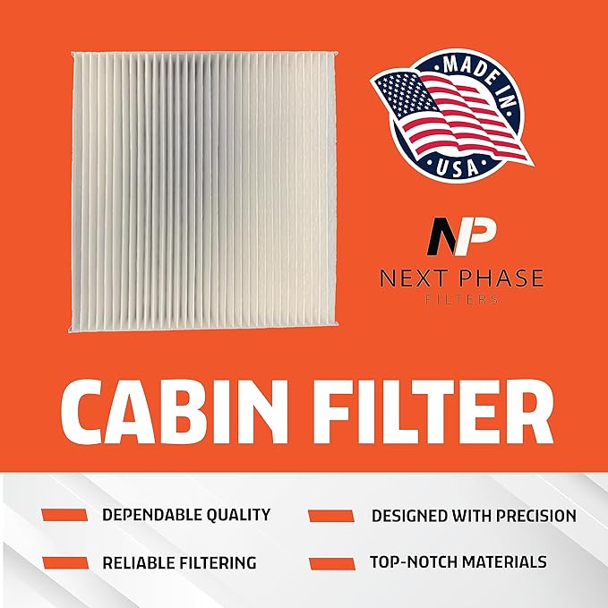 Cabin Air Filter Replacement - Pack of 1 - Made in USA - Fits Most Acura, Honda, Ford & Jeep - Replaces O.E. 80291TF0E01, 80291TF0405, 80292TF0G01, 80291T5RA01, 80292TBAA11, 80292TF0405, 80291TF3E01