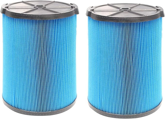 2 Pack 3-Layer VF5000 Replacement Filter for Ridgid Shop Vac 5-20 Gallon Wet Dry Vacuums, fits RV2400A RV2400HF RV2600B WD06700 WD0671 WD0671EX0 WD0970 WD09700 WD1270 WD1450 WD1680 WD1851