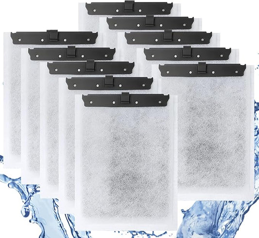 10Pack Large Aquarium Filter Cartridge for Whisper Bio-Bag Power Filters, Replacement Filter Cartridges for Whisper 20i/40i IQ20/30/45/60 PF20/30/40/60 Power Filters