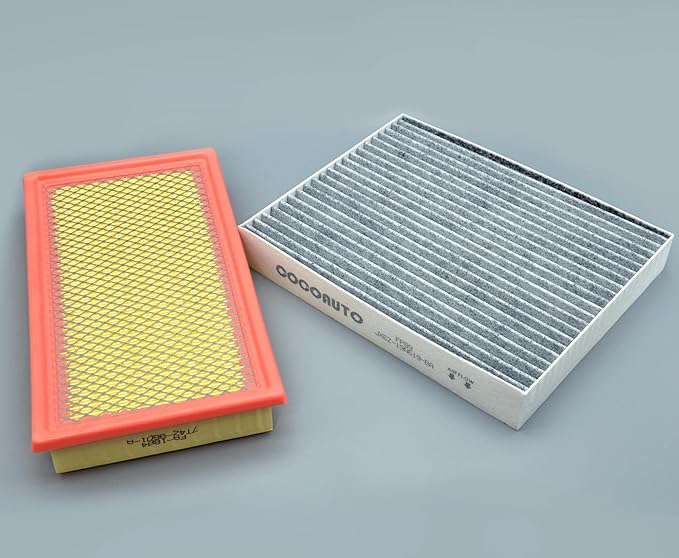 Cabin and Engine Air Filter Kit for 2020-2023 Ford Explorer, 2020-2023 Lincoln Aviator, 2020-2024 Police Interceptor Utility, selected models Replace FA1884 7T4Z9601A FP89 JX6Z9601A